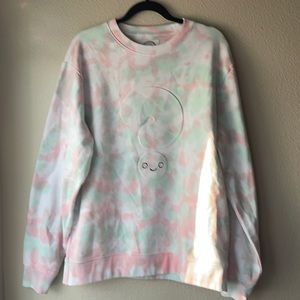 Guess x FriendsWithYou Tie-Dye Crewneck Sweater